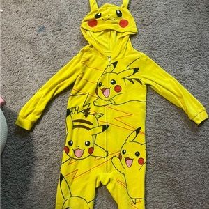Pokémon Pikachu Kids Halloween Costumes Onesie